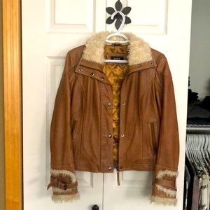 Plonge: Super Cute Leather Aviator Jacket 🍂🍁